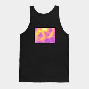 Sapphic Pride Abstract Fractal Fog Tank Top